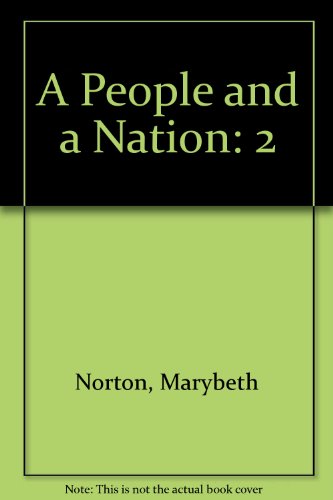 Stock image for A People and a Nation: Since 1865 for sale by HPB-Red