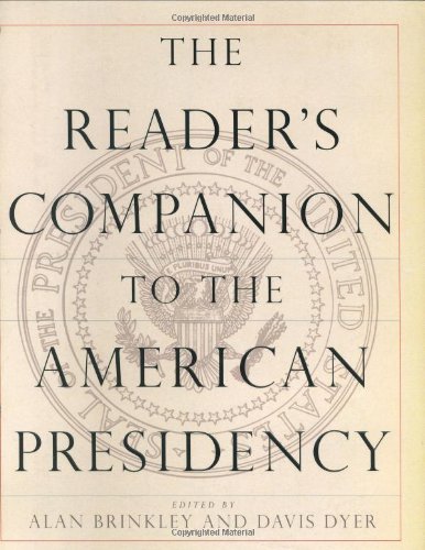 9780395788899: Reader's Companion to the American Presidency