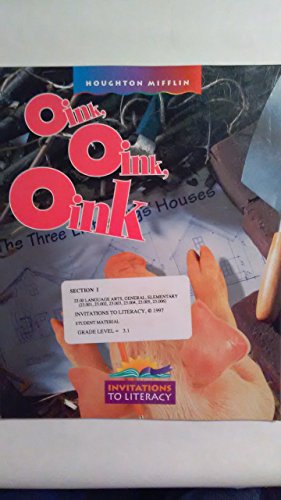 Beispielbild für Invitations to Literacy 3.1 Oink. Oink, Oink zum Verkauf von Discover Books