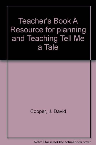 9780395795750: Teacher's Book A Resource for planning and Teaching Tell Me a Tale