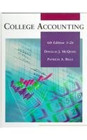 Beispielbild fr College Accounting: 1-26 zum Verkauf von HPB-Red