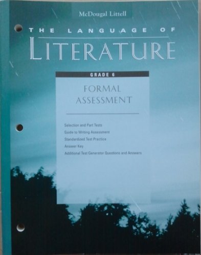 Stock image for The Language of Literature Formal Assessment Grade 6 for sale by Discover Books