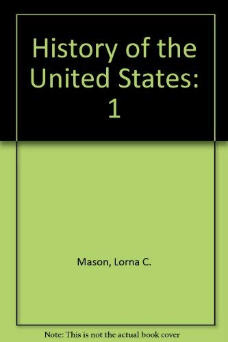 Beispielbild fr History of the United States (1) zum Verkauf von ThriftBooks-Atlanta