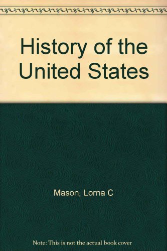 Imagen de archivo de History of the United States a la venta por Allied Book Company Inc.