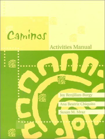 Imagen de archivo de Caminos Activities Manual (Spanish Edition) a la venta por HPB-Diamond