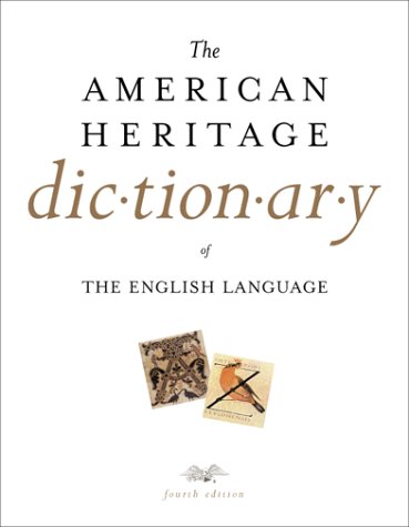 9780395825174: American Heritage Dictionary of the English Language, Fourth Edition