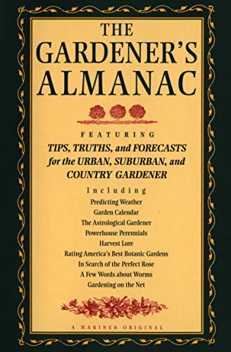 Beispielbild fr The Gardener's Almanac zum Verkauf von Wonder Book
