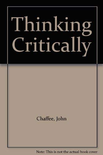 Stock image for Thinking Critically for sale by Better World Books