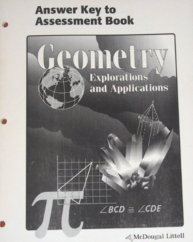 9780395836057: Geometry Explorations and Applications (Answer Key to Assessment Book)