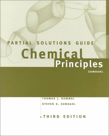 Chemical Principles: Selected Solution (9780395839980) by Zumdahl, Steven S.