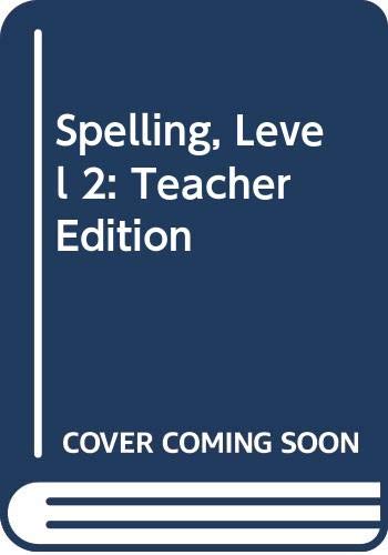 Beispielbild fr Spelling and Vocabulary Teacher's Book - Level 2 zum Verkauf von Wonder Book