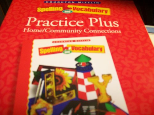 9780395855461: Spelling And Vocabulary 6 Practice Plus