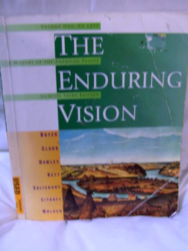 Imagen de archivo de Enduring Vision: A History of the American People, Concise a la venta por Idaho Youth Ranch Books