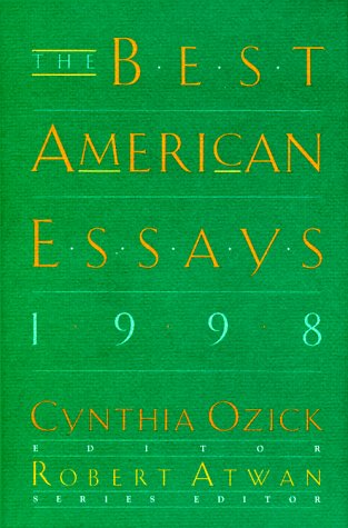 Beispielbild fr The Best American Essays, 1998 zum Verkauf von Better World Books