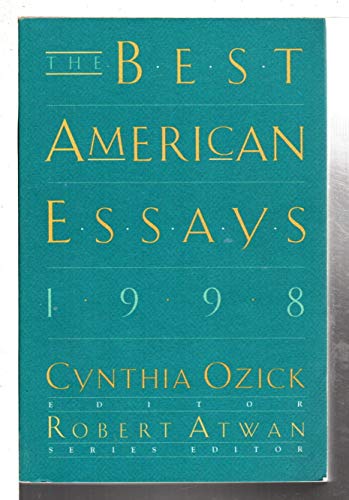 9780395860526: The Best American Essays 1998