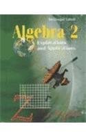 Stock image for Algebra 2: Explorations and Applications : Pupil's Edition (c)2003 for sale by Better World Books
