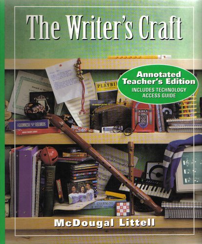 Stock image for The Writer's Craft: Green Level, Annotated Teacher's Edition for sale by HPB-Red