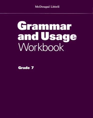 Imagen de archivo de The Language of Literature : Grammar and Usage Workbook a la venta por Better World Books