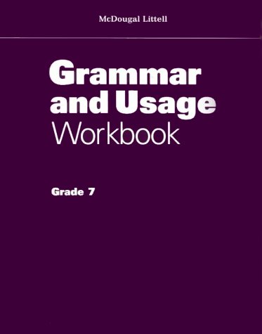 9780395863923: Grammar Usage Workbook: Grade 7