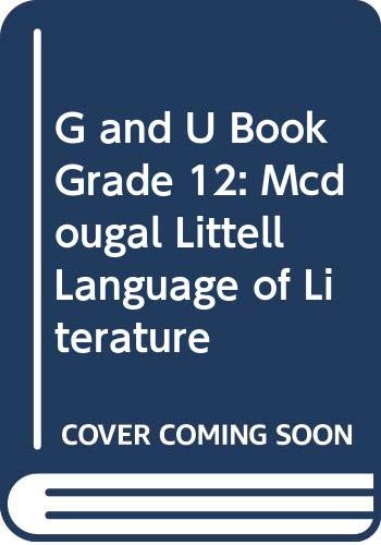 Beispielbild fr McDougal Littell Language of Literature: G and U Book Grade 12 zum Verkauf von Wonder Book
