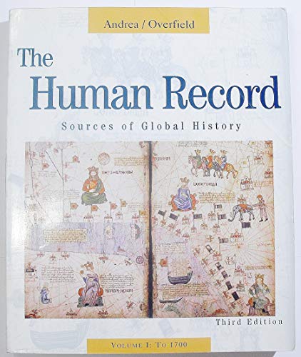 9780395870877: To 1700 (v. 1) (Human Record: Sources of Global History)