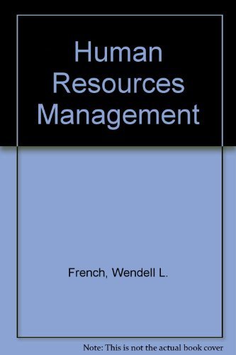 9780395871324: Human Resources Management