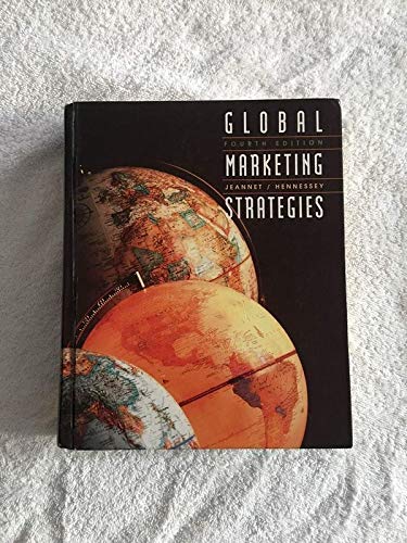 Imagen de archivo de Global Marketing Strategies a la venta por Better World Books