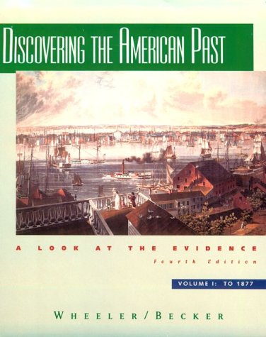 9780395871874: Discovering the American Past: A Look at the Evidence: v. 1