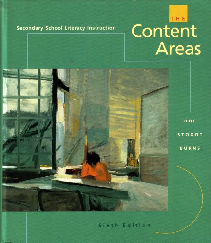 Beispielbild fr Secondary School Literacy Instruction : The Content Areas zum Verkauf von Better World Books