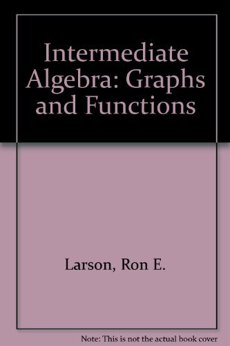 9780395876152: Intermediate Algebra: Graphs and Functions
