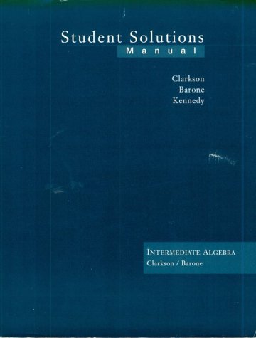 9780395879542: Intermediate Algebra