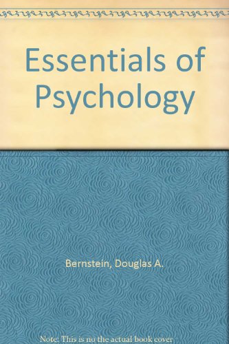 Stock image for Instructor's Reswource Manual Essential of Psychology Douglas A. Bernstein/ Peggy W. Nash for sale by Direct Link Marketing