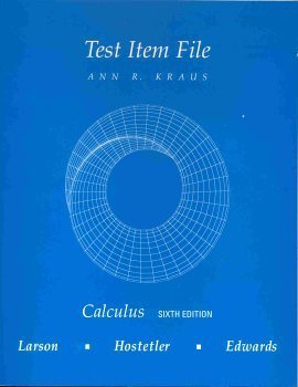 9780395887721: Calculus Tb 6ed