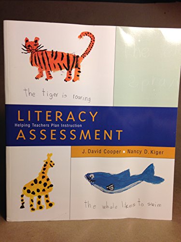 Beispielbild fr Literacy Assessment: Helping Teachers Plan Instruction zum Verkauf von Wonder Book