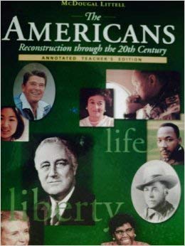 9780395890813: Americans: Reconstruction Through The 20th Century