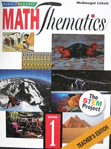 Imagen de archivo de Middle Grades MathThematics a la venta por Better World Books