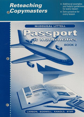 Beispielbild fr Passport to Mathematics (Reteaching Copymasters, Book 2) [Paperback] by zum Verkauf von Nationwide_Text