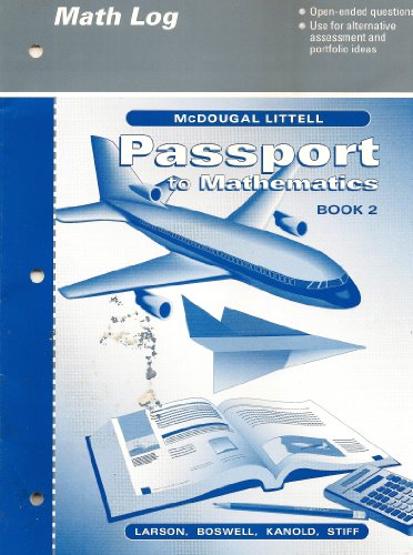 Beispielbild fr McDougal Littell Passport to Mathematics Book 2 Math Log. (Paperback) zum Verkauf von Nationwide_Text