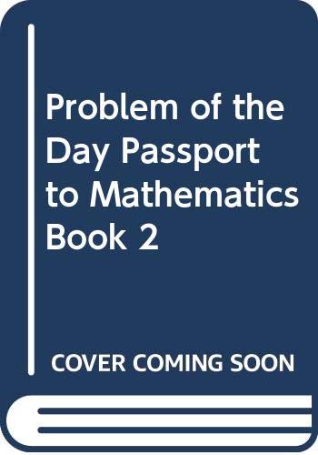 Beispielbild fr Problem of the Day, McDougal Littell Passport to Mathematics, Book, 2 zum Verkauf von Alf Books