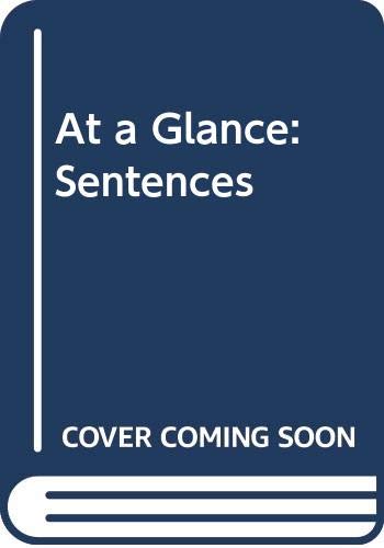 9780395899670: At a Glance: Sentences