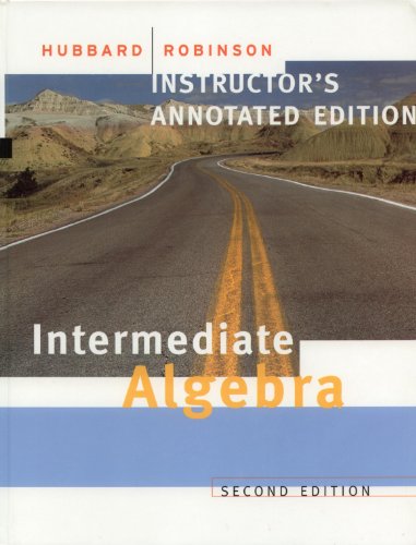 Beispielbild fr Intermediate Algebra zum Verkauf von Better World Books