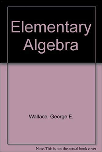 9780395901144: Elementary Algebra