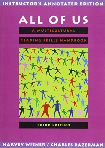 All of Us: A Multicultural Reading Skills Handbook (9780395904244) by Wiener, Harvey S
