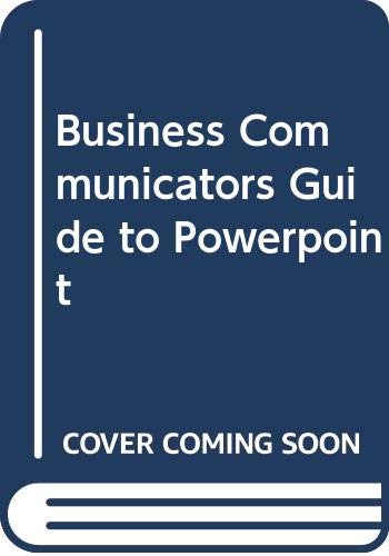 9780395906002: Business Communicators Guide to Powerpoint