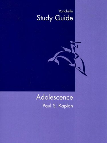 Adolescence (Study Guide) (9780395908242) by Paul S. Kaplan; Christine M. Vanchella