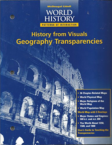 Stock image for Modern World History: Patterns of Interaction: History from Visuals, GEOGRAPHY TRANSPARENCIES for sale by HPB-Diamond