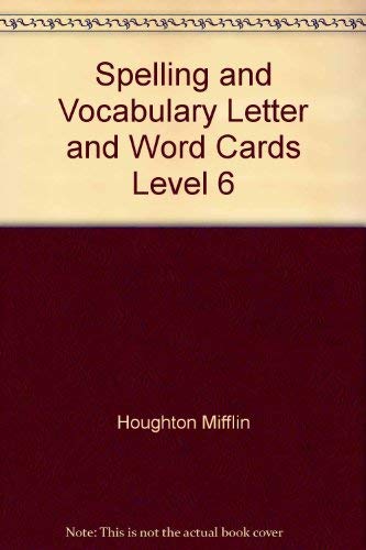 Stock image for Spelling and Vocabulary Letter and Word Cards, Level 2 for sale by Nationwide_Text