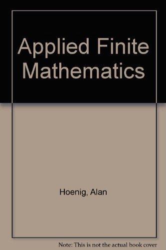 9780395909133: Applied Finite Mathematics