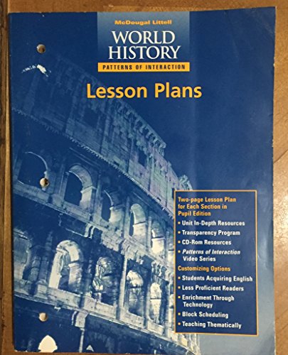 9780395912973: World History: Patterns of Interaction (Lesson Plans)