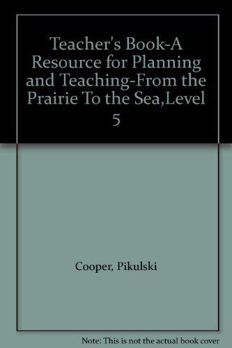 Imagen de archivo de Teacher's Book-A Resource for Planning and Teaching-From the Prairie To the Sea,Level 5 a la venta por HPB-Red